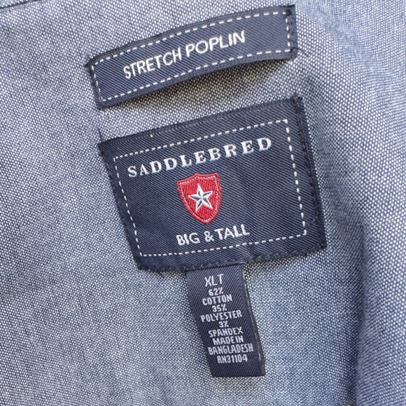 Saddlebred Blue and White Shirts - Picture 2 of 3